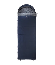 Load image into Gallery viewer, The best and cosiest sleeping bag for teenagers, teens tweens and parents, the Sprayway Comfort 300 100% cotton-lined sleeping bag, viewed from above