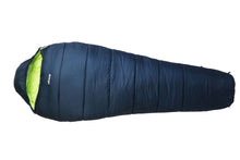 Load image into Gallery viewer, Top view of Vango Nitestar Alpha 250 Children's Sleeping Bag in Ocean Green