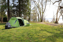 Load image into Gallery viewer, Vango Skye 400 4 Person Family Tent by a lake