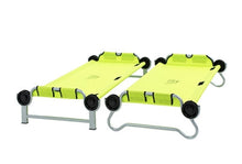 Load image into Gallery viewer, Kid O Bunk bunk beds for children to sleep on when camping, at Kids Camping Store as two single beds