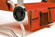 Load image into Gallery viewer, Red Kid O Bunk Childrens Camping Bunk Beds side organisers