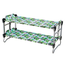 Load image into Gallery viewer, Kid o Bunk with "Block Pattern" Camping Bunk Beds