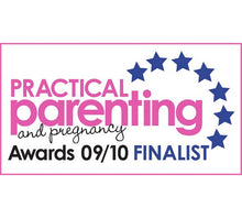 Load image into Gallery viewer, Practical Parenting Award for Pop-Up Travel Bubble Cot (with padded mattress), from Kids Camping Store