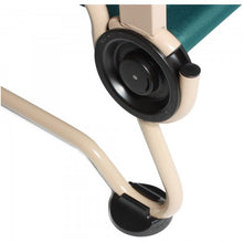 Load image into Gallery viewer, Close up in use view of Foot Pads for the Disc-O-Bed Large, larger version of the Kid O Bunk