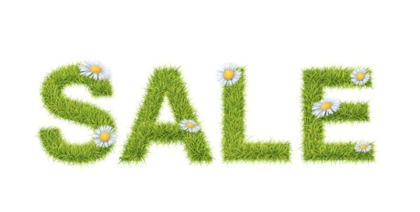 "Sale" made from grass, to show Childrens Camping Equipment Sale 
