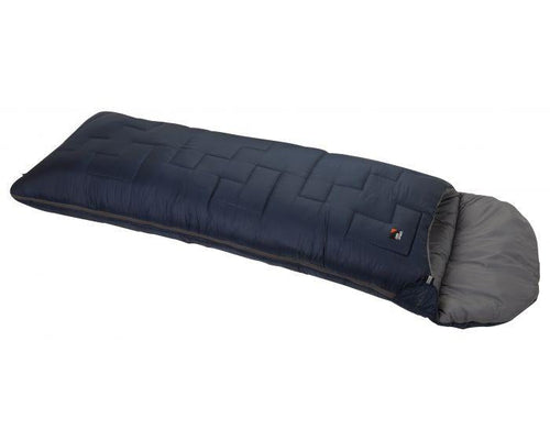 Endeavour 350 Children's 3-4 season sleeping bag in blazer & chrome, at Kids Camping Store