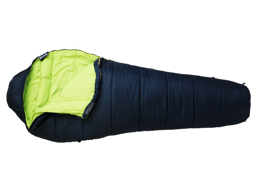 Top Open View of Vango Nitestar Alpha 250 Children's Sleeping Bag in Ocean Green 