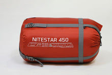 Load image into Gallery viewer, Side view of Vango Nitestar Alpha 450 4 season childrens sleeping bag in bag
