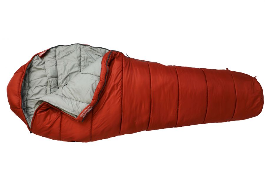 Main view of Vango Nitestar Alpha 450 4 season childrens sleeping bag laid sideways open