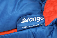 Load image into Gallery viewer, Close up of zip on Vango Nitestar Junior QUAD Children&#39;s Sleeping Bag in Classic Blue
