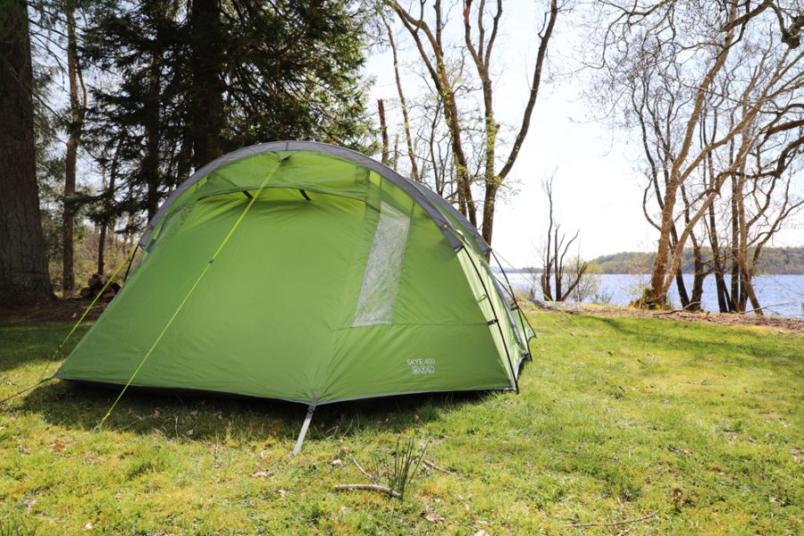 Vango Skye 400 4 Person Family Tent lifestyle closed