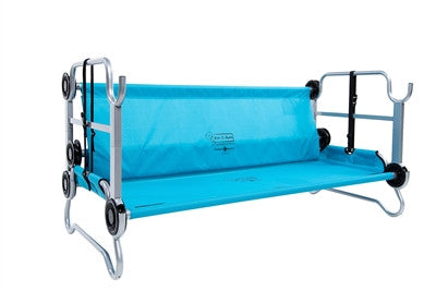 Kid O Bunk bunk beds for children to sleep on when camping, at Kids Camping Store as a bench