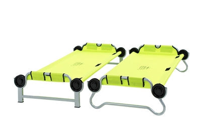 Kid O Bunk bunk beds for children to sleep on when camping, at Kids Camping Store as two single beds