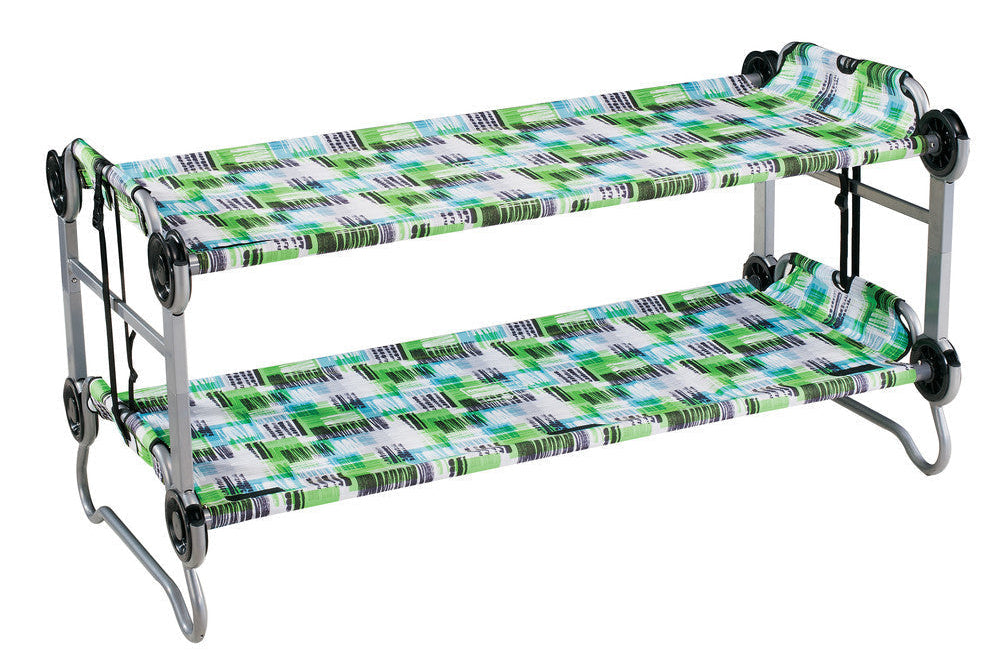 Kid o Bunk with "Block Pattern" Camping Bunk Beds