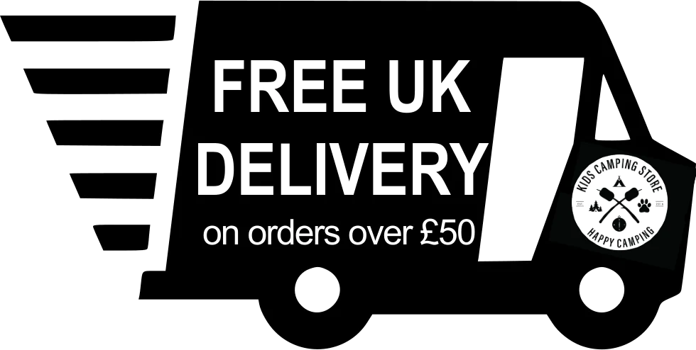 Free Delivery on Bundle Beds, and all orders over £50 from Kids Camping Store