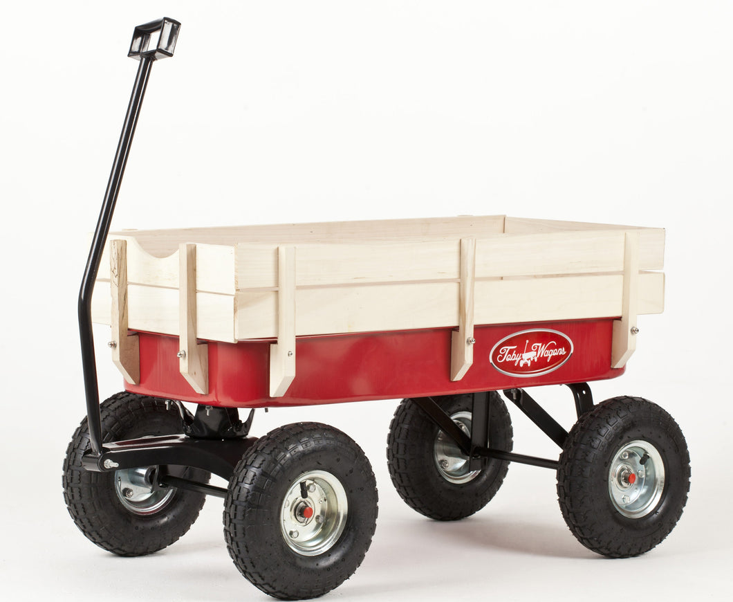 Main view of Retro Toby Wagon (Festival Trolley) for Children at camping festivals and events, from Kids Camping Store
