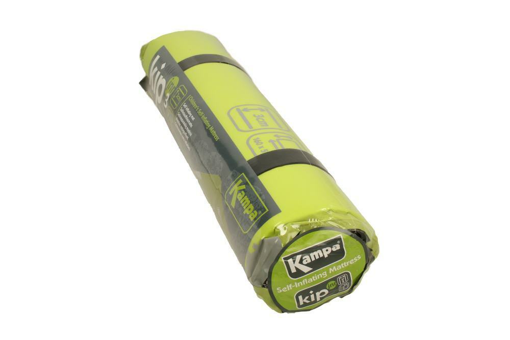 Rolled Up view of Children's SIM (Self Inflating Mattress) for camping