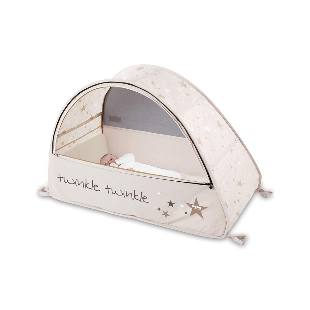 Baby in Sun & Sleep Pop Up Travel & Camping Cot, from Kids Camping Store