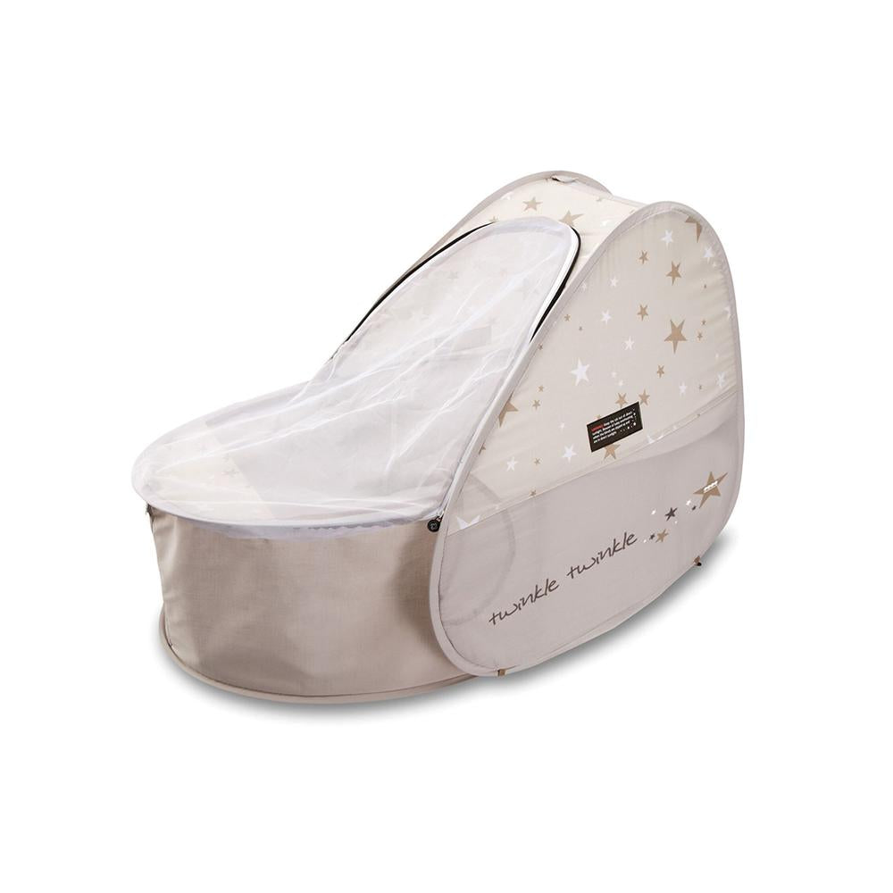 Pop Up Travel Cot with mosquito net, from Kids Camping Store