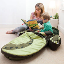 Load image into Gallery viewer, Crocodile Snuggle Pod Air Bed (With Pump And Bag)
