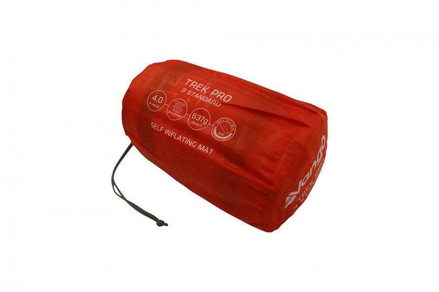 Vango "Trek Pro 3 Standard" 3cm Childrens' SIM in Tango Red (DofE Recommended) in stuff sack