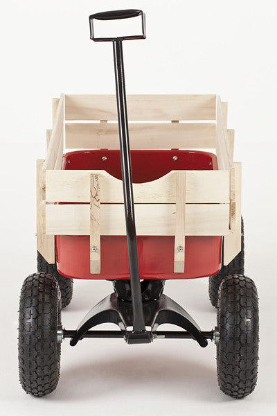 Front view of Retro Toby Wagon (Festival Trolley) for Children at camping festivals and events, from Kids Camping Store